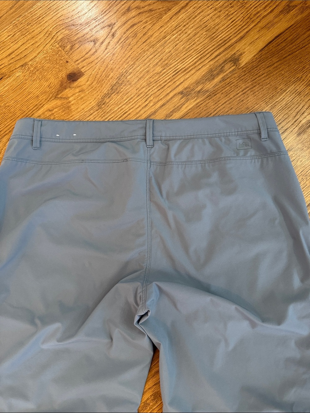 REI Women’s 12 Petite Gray Stretch Hiking Pants Adjustable Leg - Picture 6 of 11
